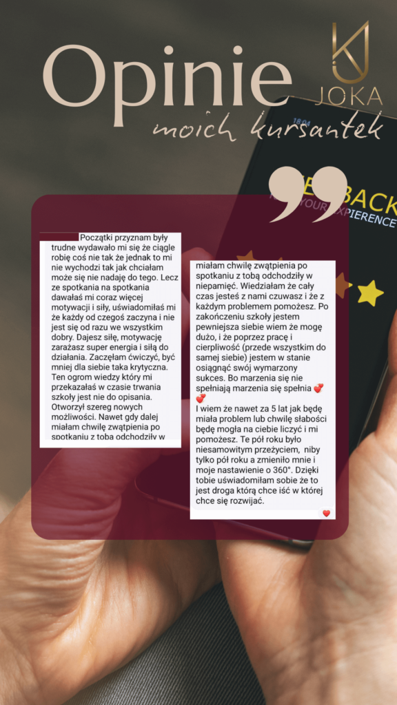 Opinia o współpracy -Joanna Karpuk