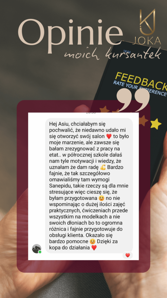 Joanna Karpuk JOKA Opinia o współpracy