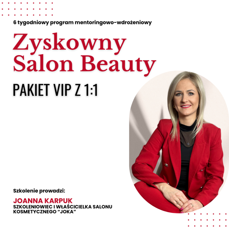 Zyskowny salon Beauty Pakiet VIP